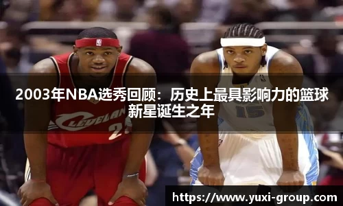 2003年NBA选秀回顾：历史上最具影响力的篮球新星诞生之年